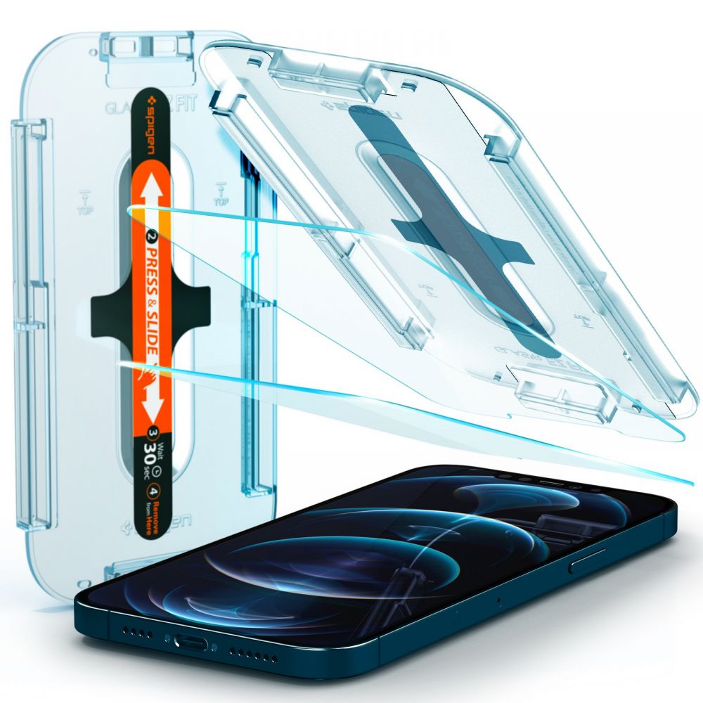 Spigen szko hartowane Glass TR EZ FIT Apple iPhone 12 Pro Max