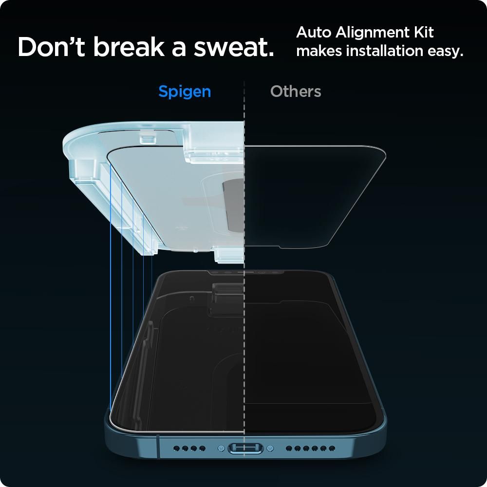 Spigen szko hartowane Glass TR EZ FIT Apple iPhone 12 Pro Max / 3