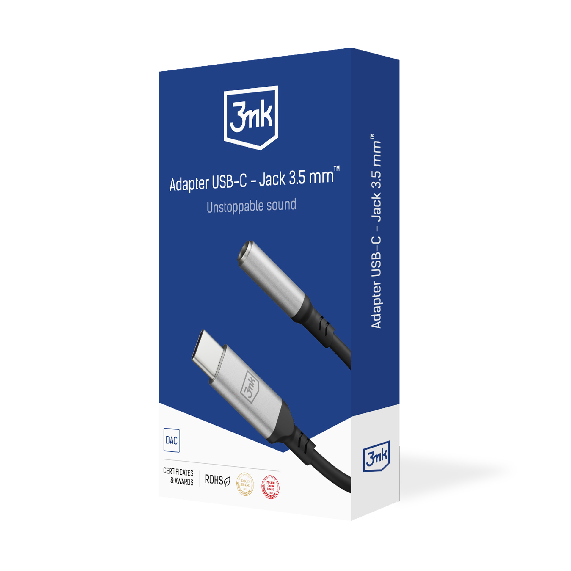 3mk adapter USB-C - Jack 3,5mm / 2