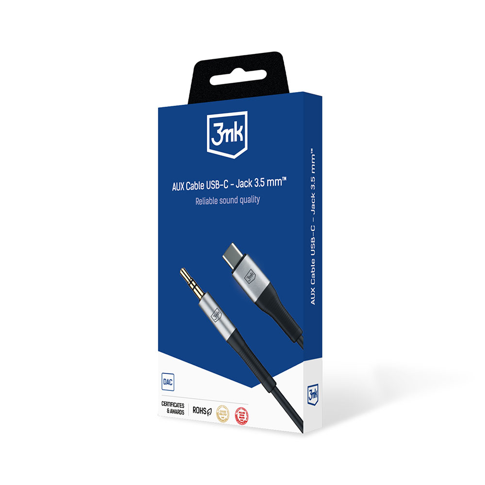 3mk kabel AUX Cable USB-C - Jack 3,5 mm / 2