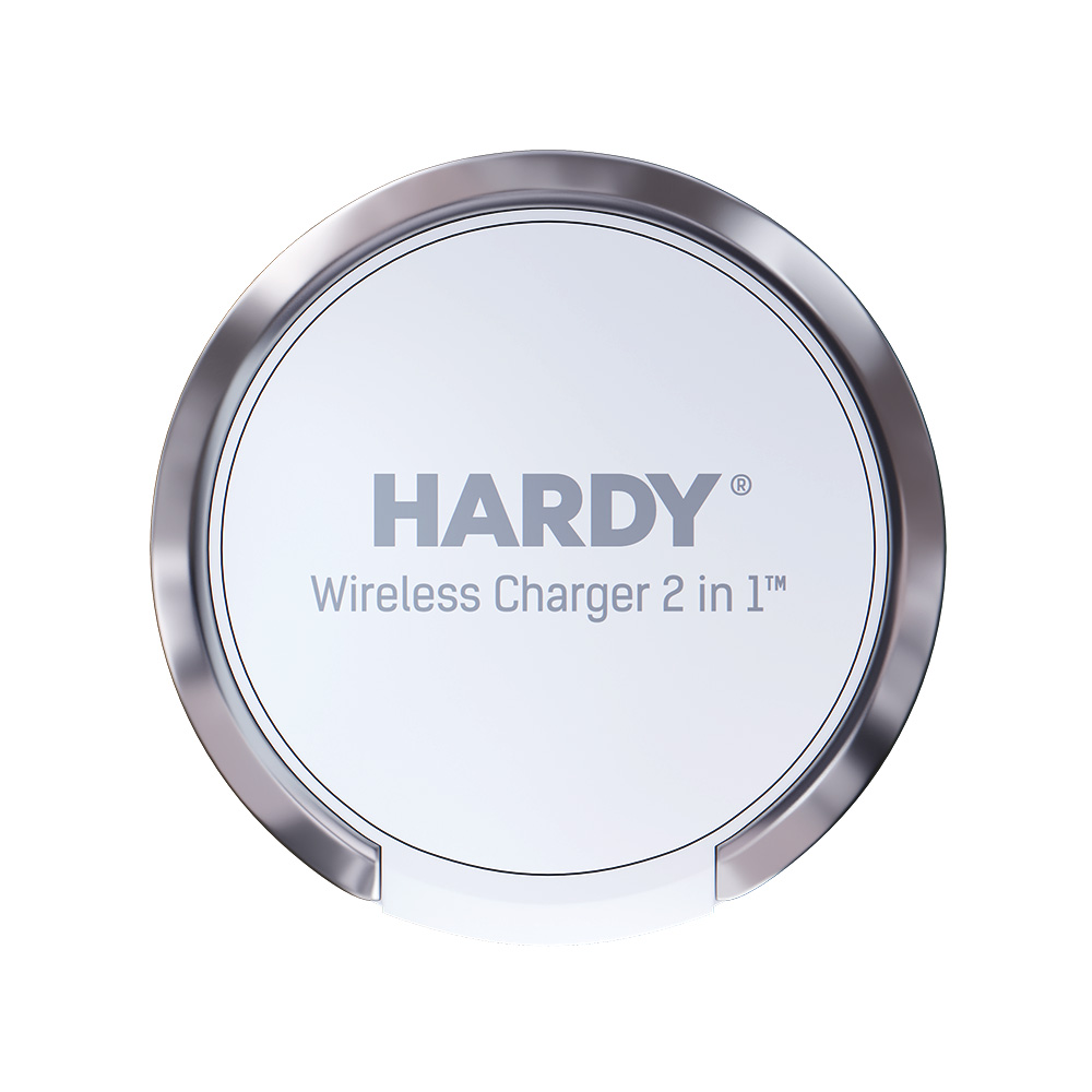 3mk �adowarka bezprzewodowa Hardy Wireless Charger 2in1 15W White / 7