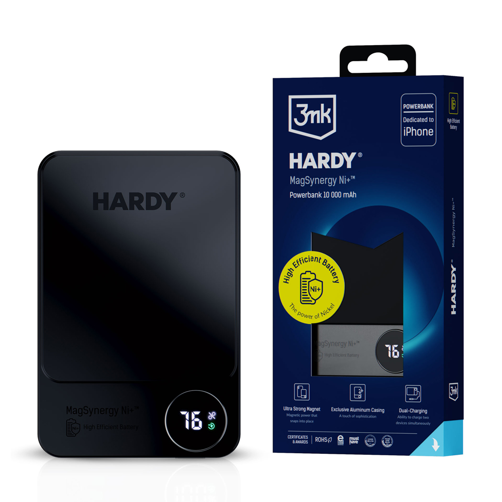 3mk powerbank HARDY MagSynergy Ni+ 10,000mAh