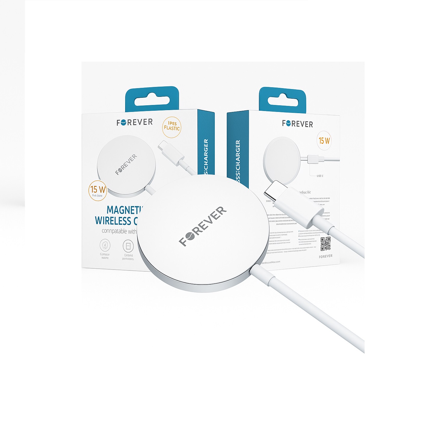 Szybka �adowarka bezprzewodowa indukcyjna Qi MagSafe 15W Samsung s21 Plus / 3