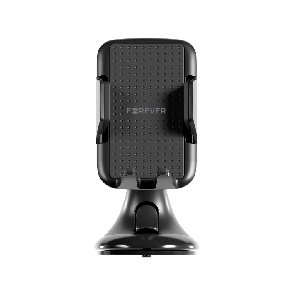 Uchwyt samochodowy Forever mocowany do szyby z przyssawk�  regulowany dla telefonu czarny Samsung Galaxy F02S / 2