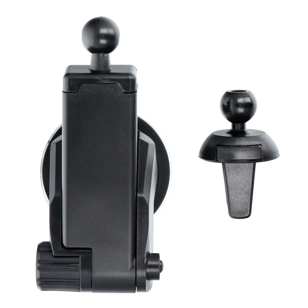 Uchwyt na telefon do samochodu z ładowarką indukcyjną Forcell Qi 15W czarny Samsung Galaxy F02S / 4 Uchwyt na telefon do samochodu z ładowarką indukcyjną Forcell Qi 15W czarny Samsung Galaxy F02S / 4