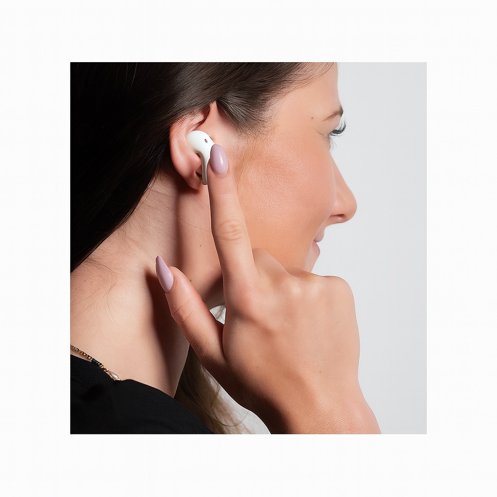 S�uchawki douszne dokana�owe TWS z mikrofonem redukcj� ha�asu bezprzewodowe bluetooth ANC bia�e Samsung Galaxy Z Fold 7 / 7