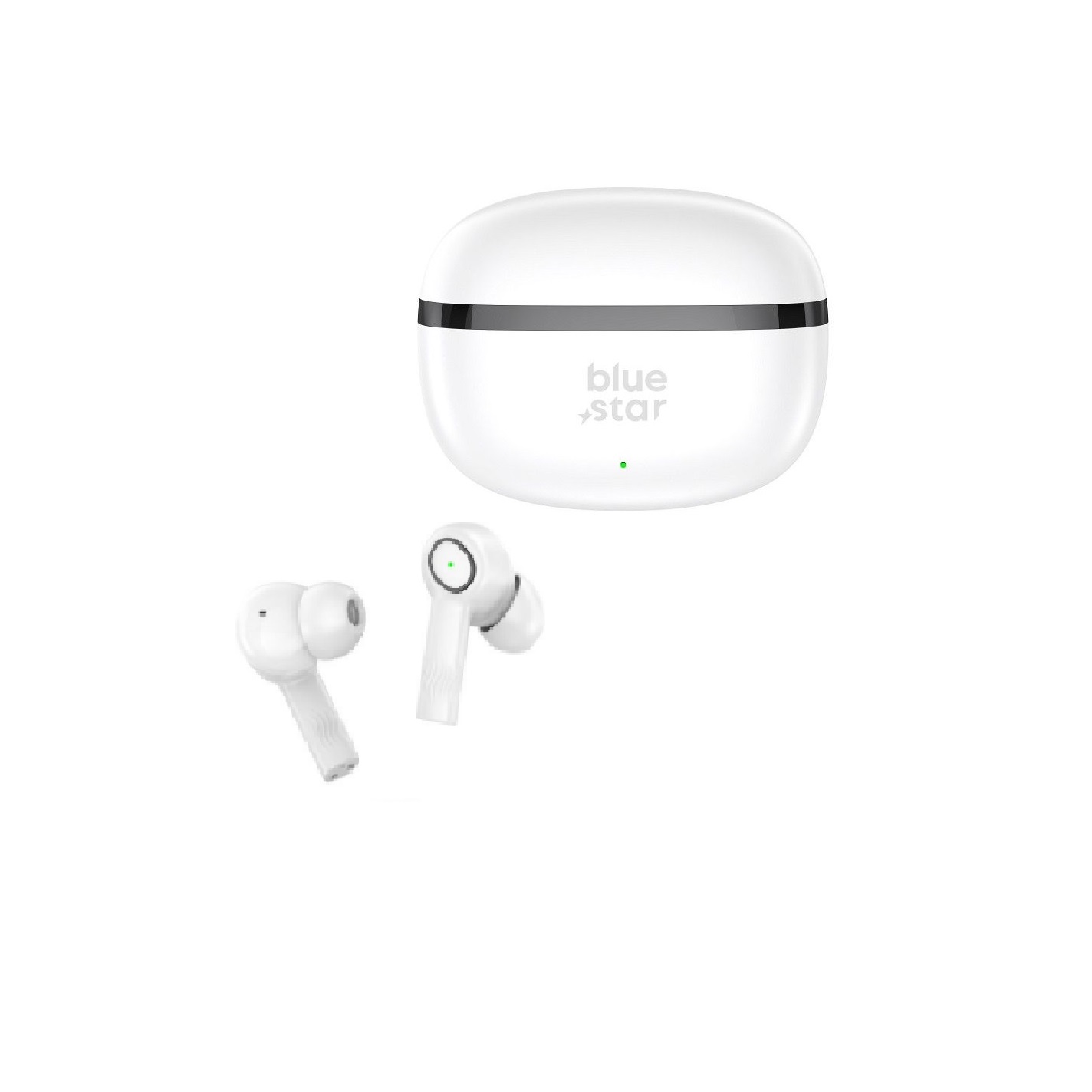 S�uchawki douszne dokana�owe Blue Star TWS bluetooth ENC bia�e Samsung Galaxy A10 / 7