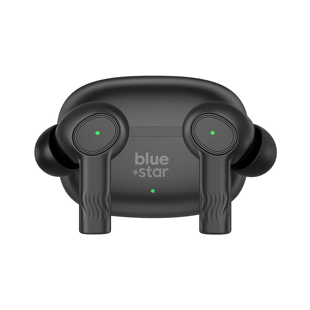 Słuchawki douszne dokanałowe Blue Star TWS bluetooth ANC + ENC czarne Samsung Galaxy F04 / 2 Słuchawki douszne dokanałowe Blue Star TWS bluetooth ANC + ENC czarne Samsung Galaxy F04 / 2
