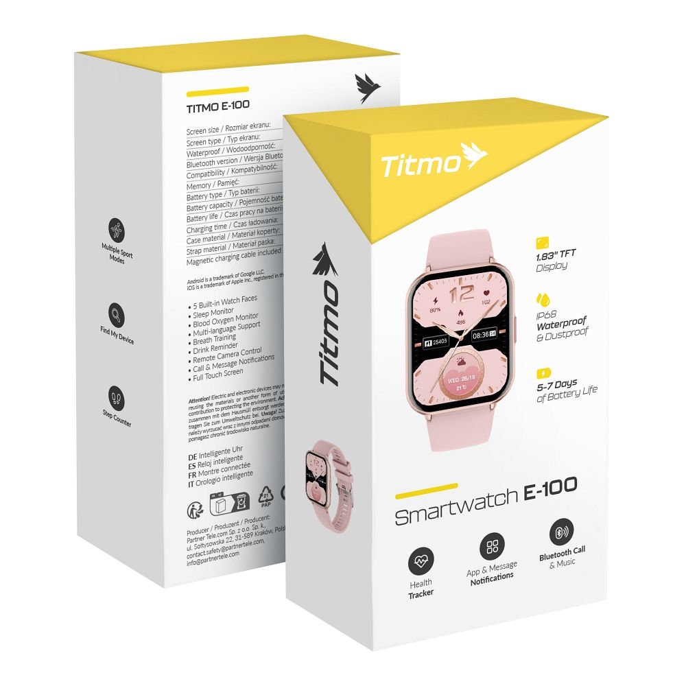 Smartwatch TITMO E-100 1,83