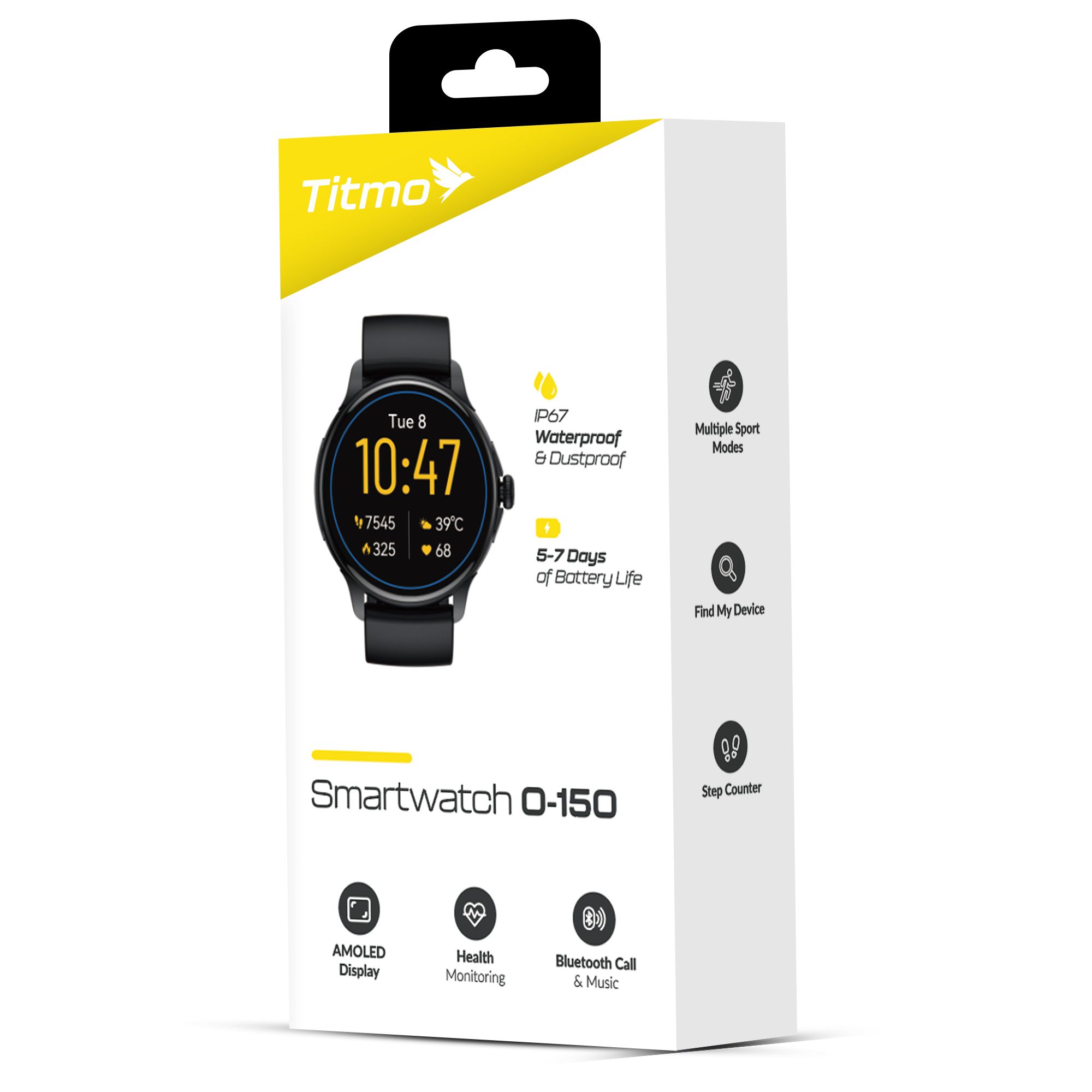 Smartwatch TITMO O-150 AMOLED 1,43