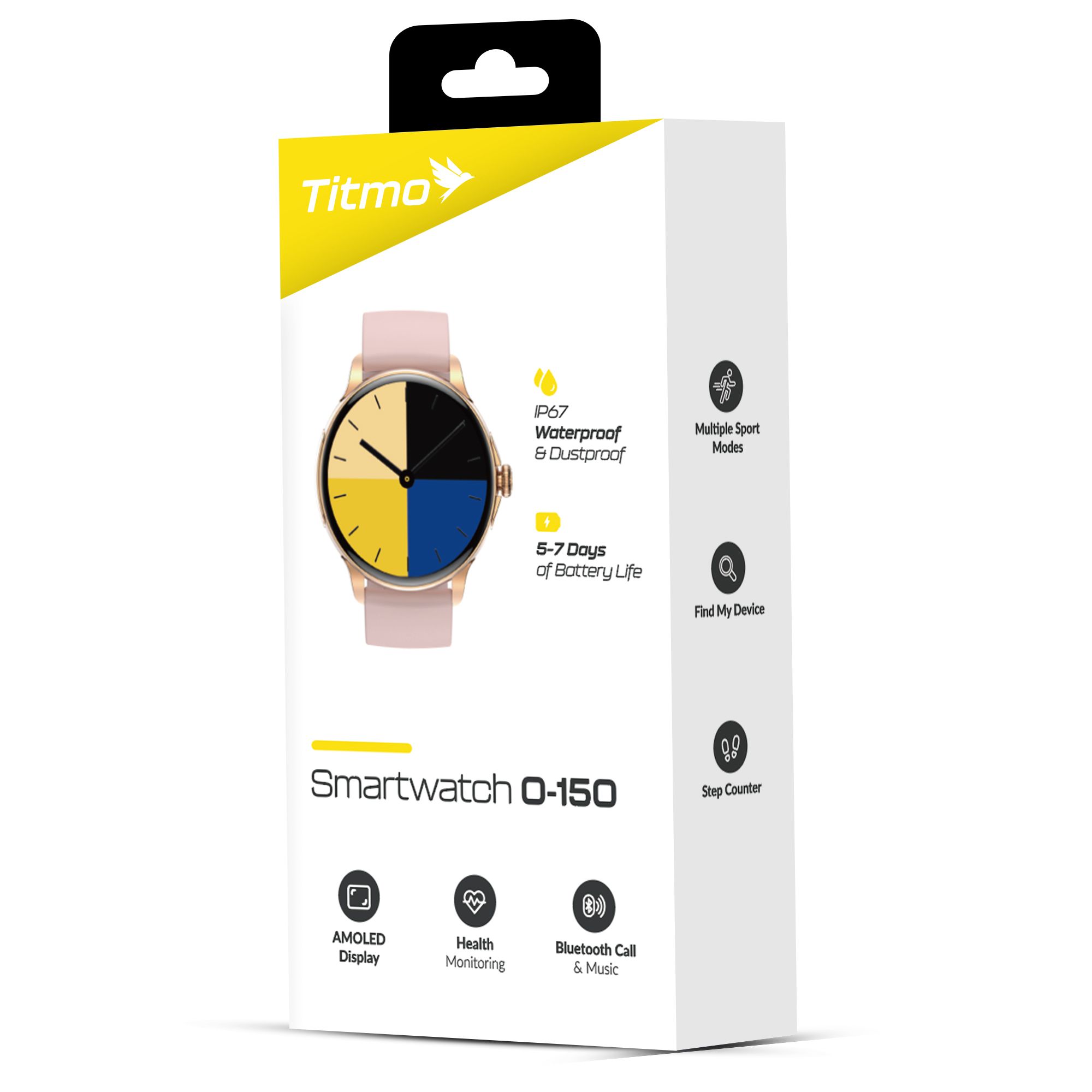 Smartwatch TITMO O-150 AMOLED 1,43