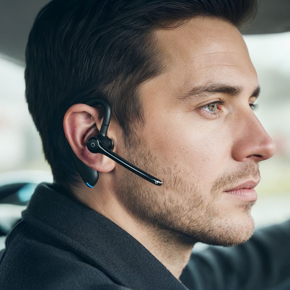 S�uchawka Bluetooth Forcell Orion Plus BT 6.0 ENC czarna OnePlus Nord N100 / 6
