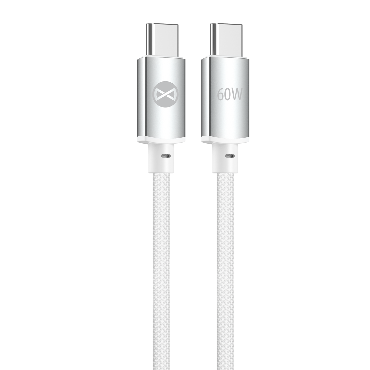kabel Forever Vibe 60W USB-C - USB-C 1 m srebrny Motorola Moto E22S / 2 kabel Forever Vibe 60W USB-C - USB-C 1 m srebrny Motorola Moto E22S / 2