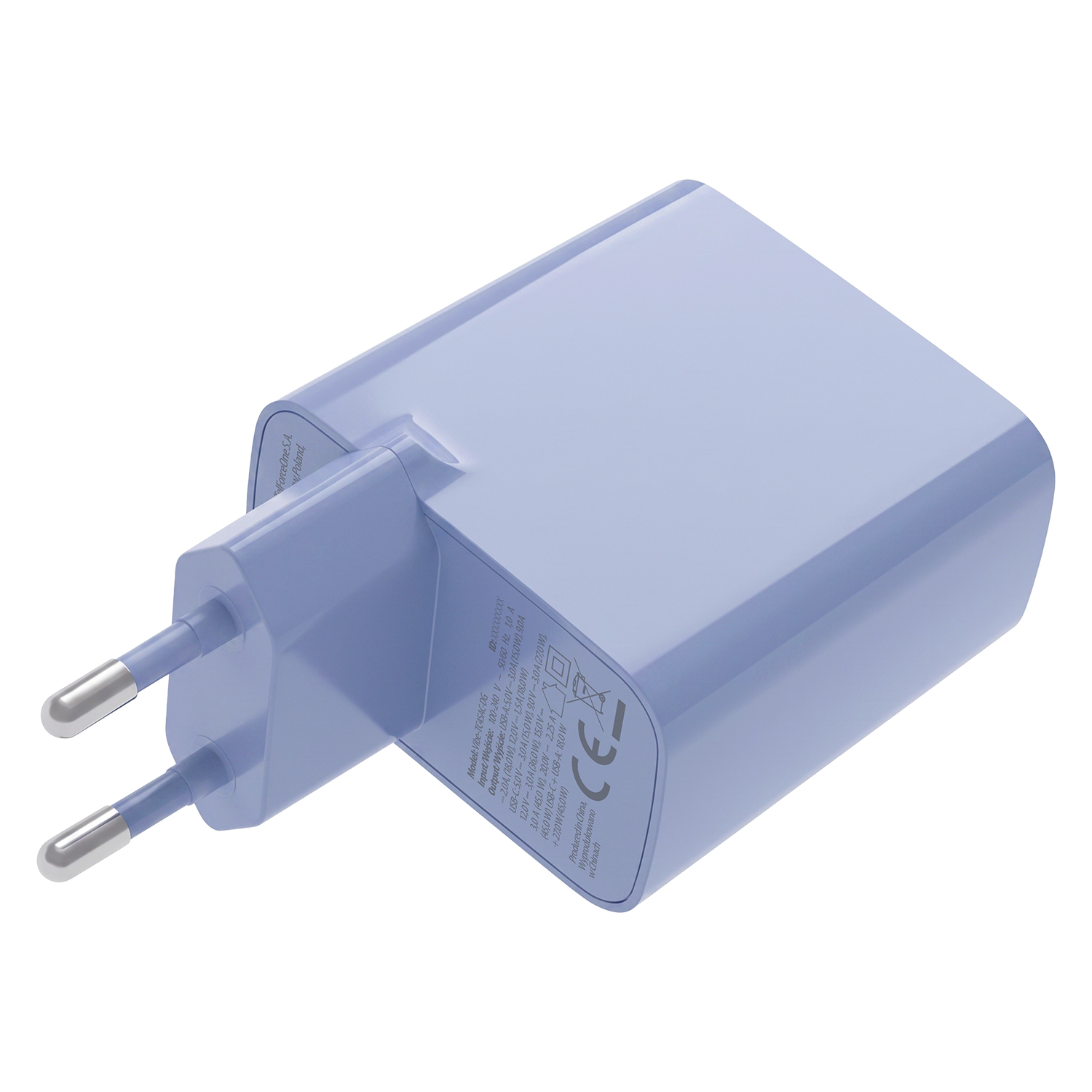 �adowarka sieciowa Forever GaN USB-C USB 45W jasnoniebieska Motorola Moto E22S / 6