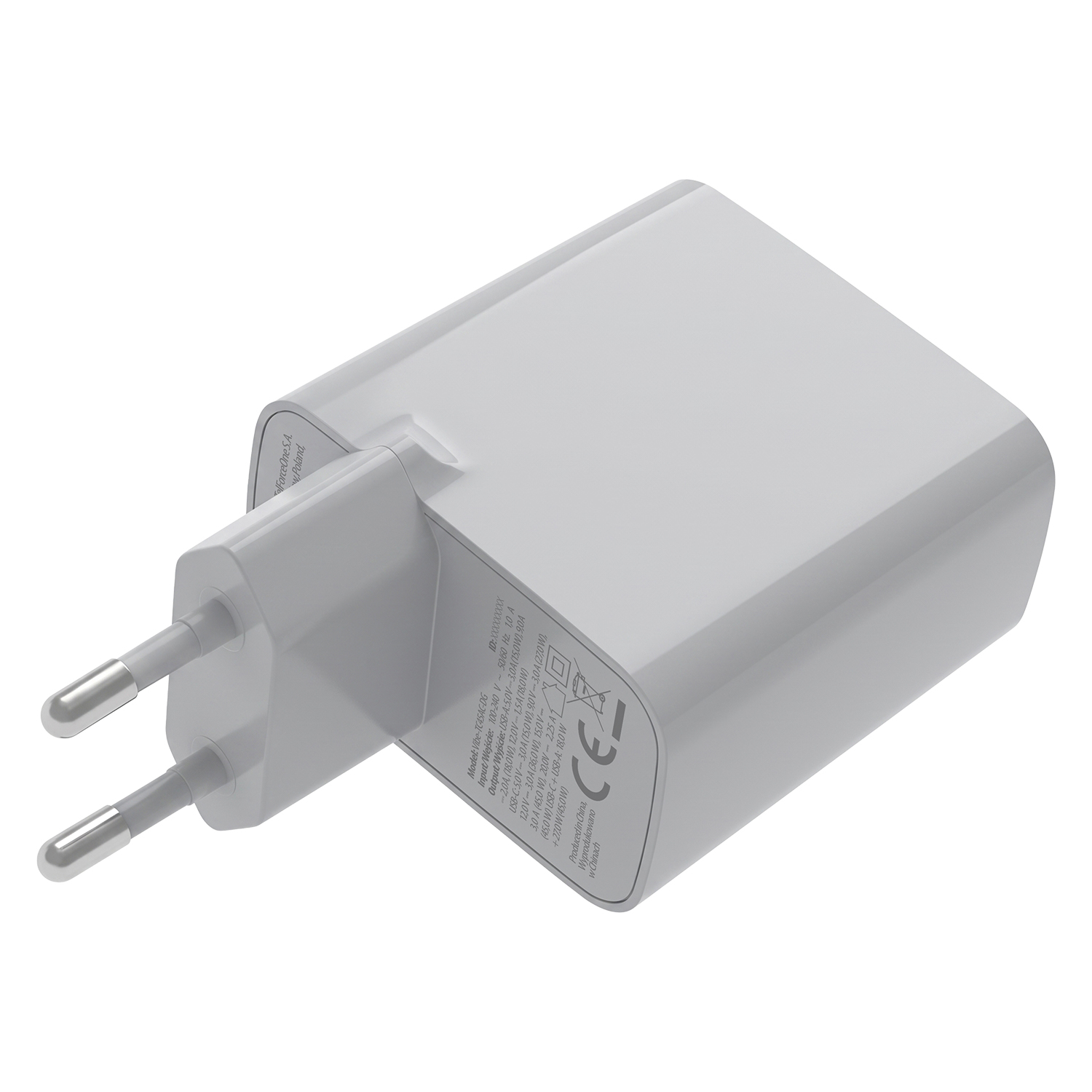 �adowarka sieciowa Forever GaN USB-C USB 45W srebrna Motorola Moto E22S / 5