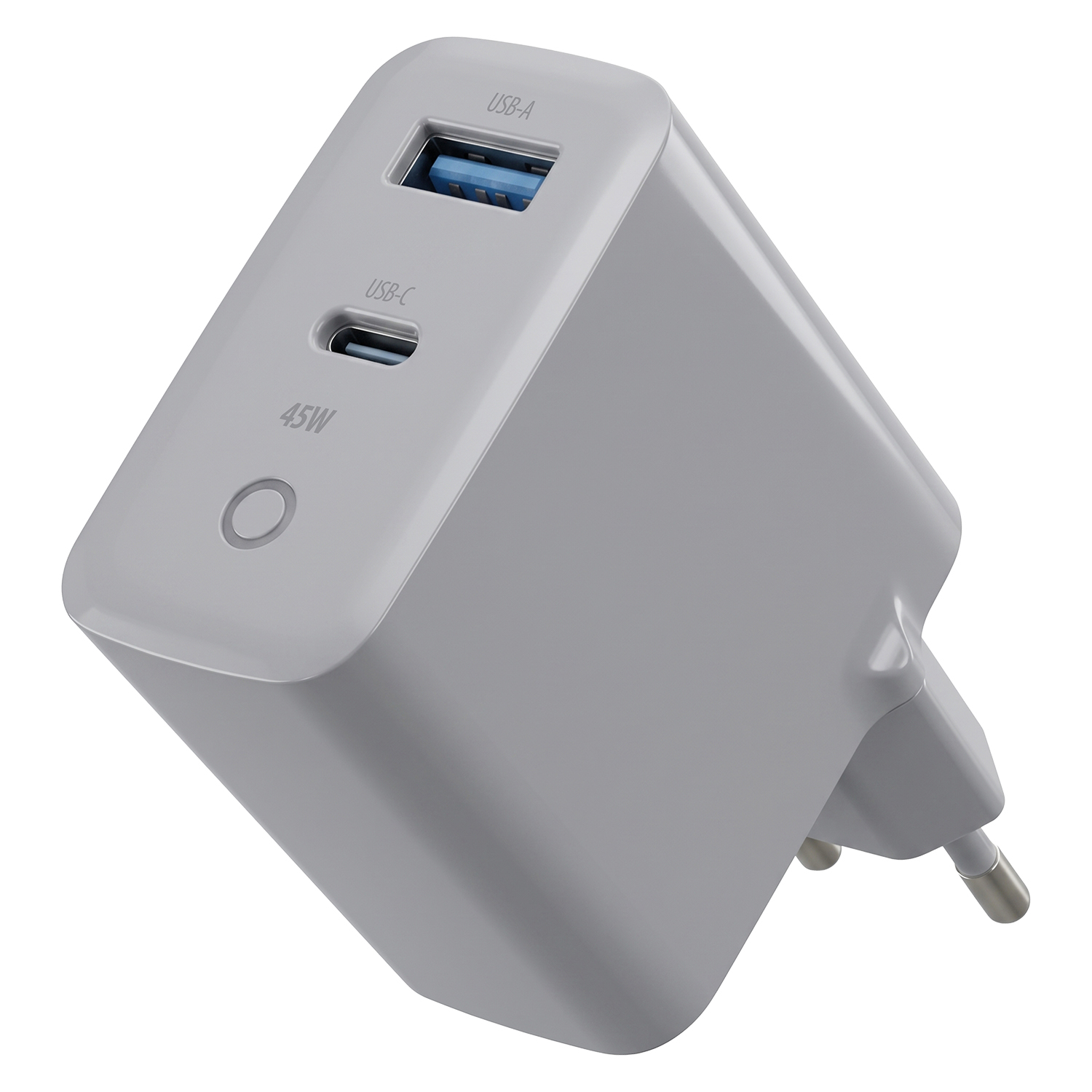 �adowarka sieciowa Forever GaN USB-C USB 45W srebrna Motorola Moto E22S