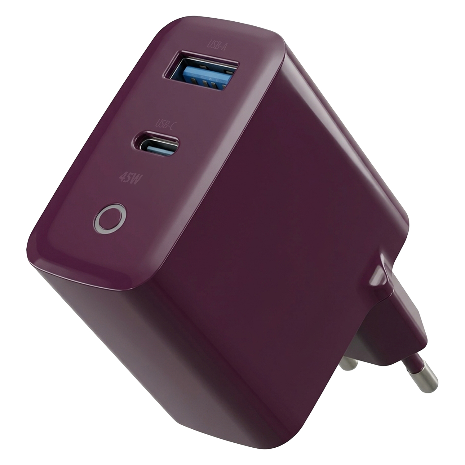�adowarka sieciowa Forever GaN USB-C USB 45W ciemna wi�nia Motorola Moto E22S