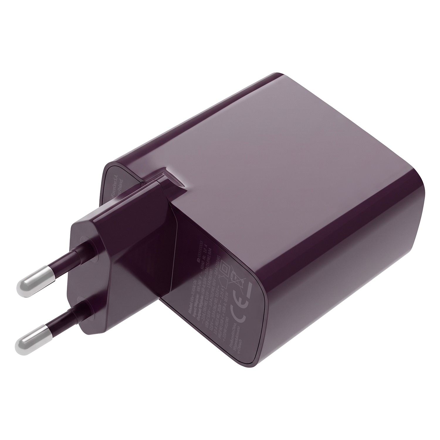 �adowarka sieciowa Forever GaN USB-C USB 45W ciemna wi�nia Motorola Moto E22S / 7