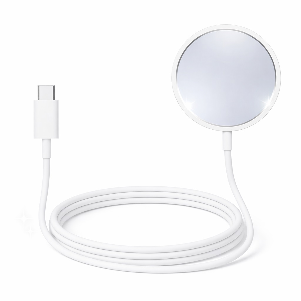 Szybka �adowarka bezprzewodowa indukcyjna Qi MagSafe 15W bia�a Samsung Galaxy S8 Plus / 2