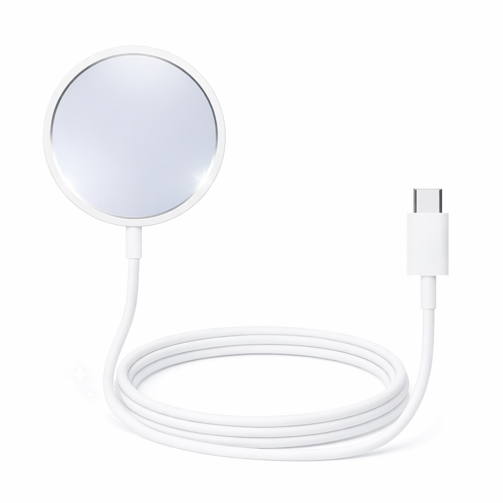 Szybka �adowarka bezprzewodowa indukcyjna Qi MagSafe 15W bia�a Samsung Galaxy S8 Plus