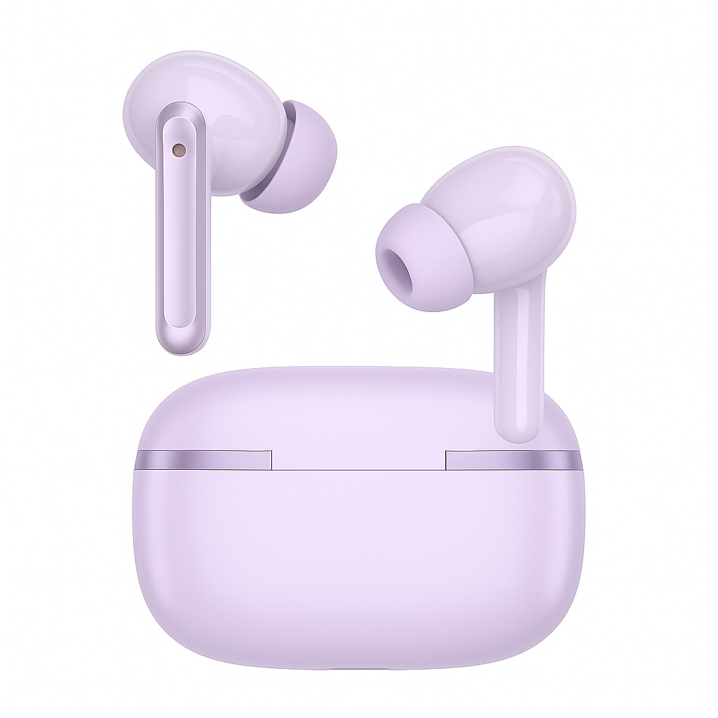 S�uchawki bezprzewodowe Hoco TWS Bluetooth 5.3 fioletowe Samsung Galaxy A10 / 2