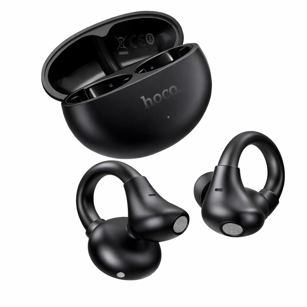 Słuchawki douszne klips Hoco TWS EA8 czarne Samsung Galaxy A33 5G / 2 Słuchawki douszne klips Hoco TWS EA8 czarne Samsung Galaxy A33 5G / 2