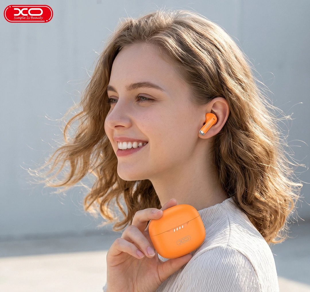 XO słuchawki Bluetooth G50 TWS pomarańczowe Motorola Moto E22S / 6 XO słuchawki Bluetooth G50 TWS pomarańczowe Motorola Moto E22S / 6