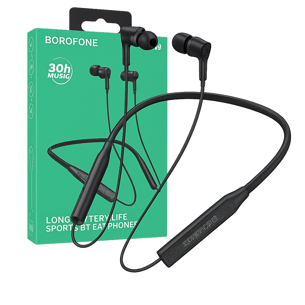 S�uchawki sportowe bezprzewodowe Bluetooth czarne Samsung Galaxy A10 / 3