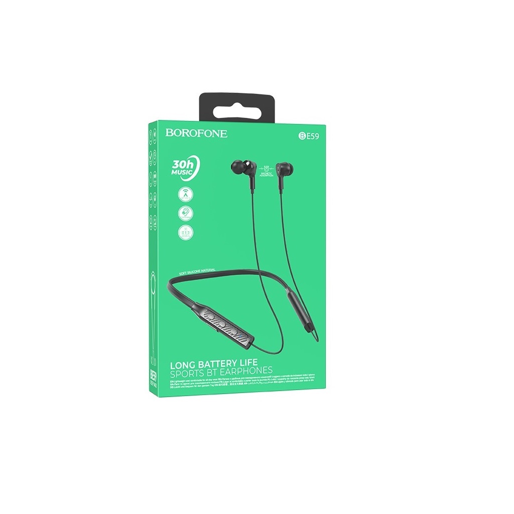 S�uchawki sportowe bezprzewodowe Bluetooth czarne Samsung Galaxy A10 / 2