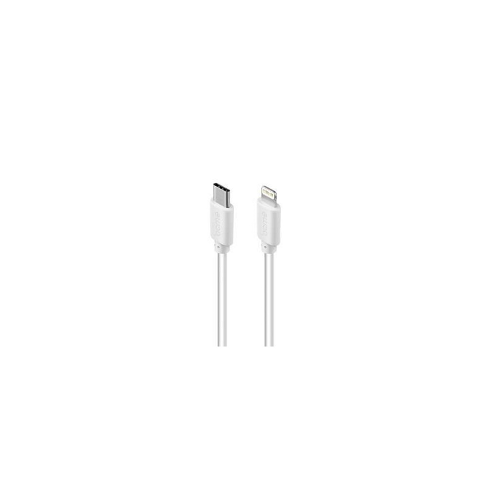 Acme Europe kabel CB1061W USB-C - Lightning 1,0 m bia�y