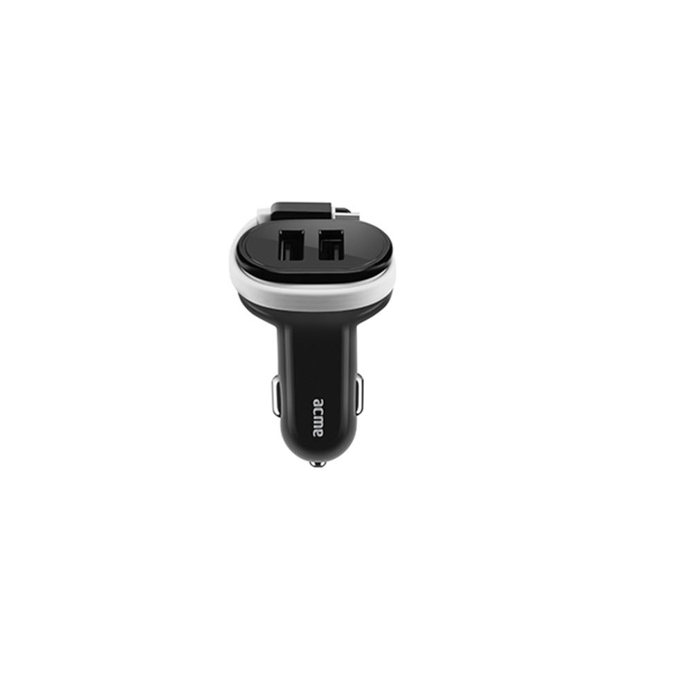 Acme Europe adowarka samochodowa CH106 2xUSB + kabel micro-USB (3,1 A) czarna / 2