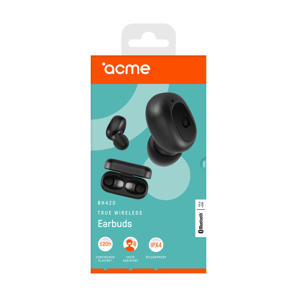 Acme Europe suchawki Bluetooth BH420 TWS czarne / 4