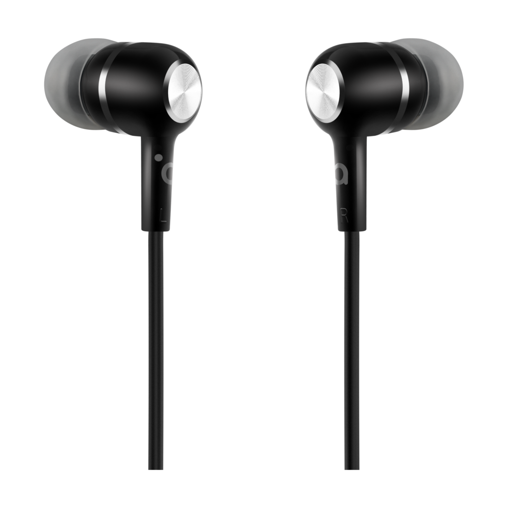 ACME EUROPE S�uchawki przewodowe douszne z mikrofonem HE19 czarne / 2