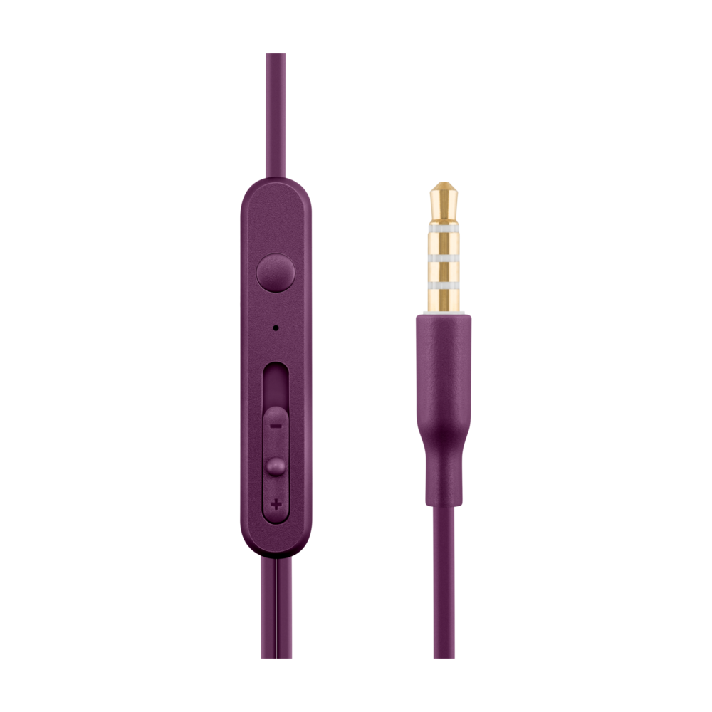 ACME EUROPE S�uchawki przewodowe douszne z mikrofonem HE21P fioletowe / 4