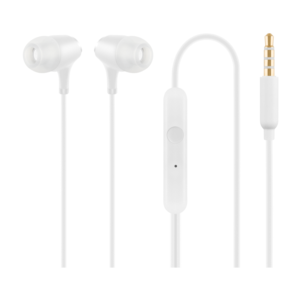 ACME EUROPE S�uchawki przewodowe douszne z mikrofonem HE22W bia�e