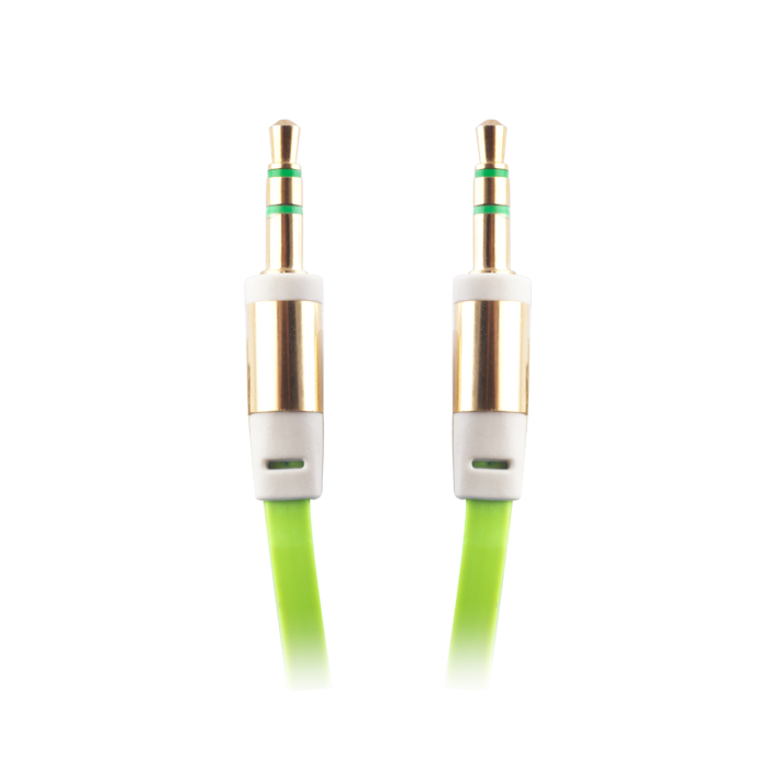 Adapter 3,5 audio cable/3.5 aux cable zielony