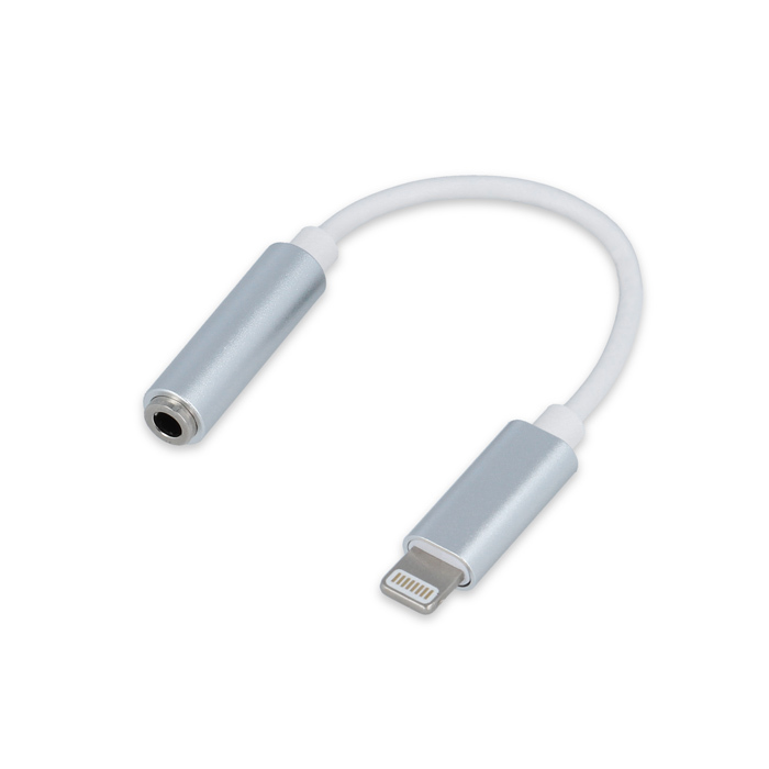 Adapter do iPhone 8-PIN-audio jack 3,5 mm biay / 2