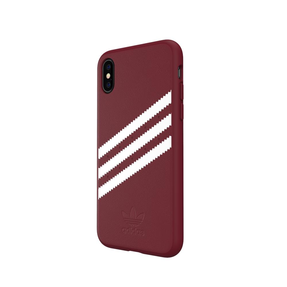 Adidas iPhone X/ iPhone XS Moulded Suede SS19 czerwone hard case Apple iPhone XS