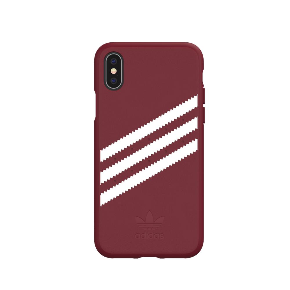 Adidas iPhone X/ iPhone XS Moulded Suede SS19 czerwone hard case Apple iPhone XS / 2