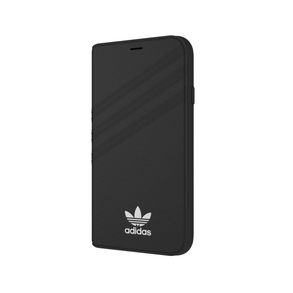 Adidas iPhone X/ iPhone XS Suede FW17 czarne book case Apple iPhone XS