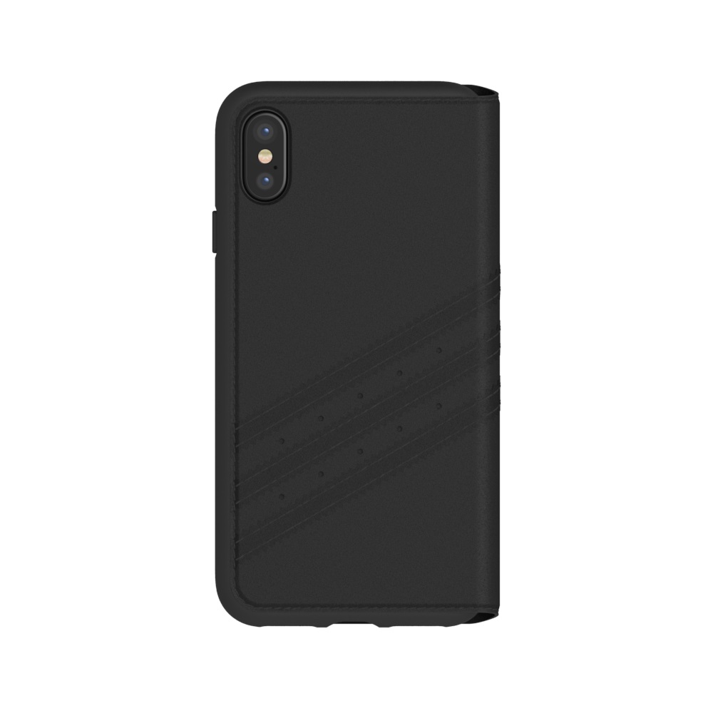 Adidas iPhone X/ iPhone XS Suede FW17 czarne book case Apple iPhone XS / 3