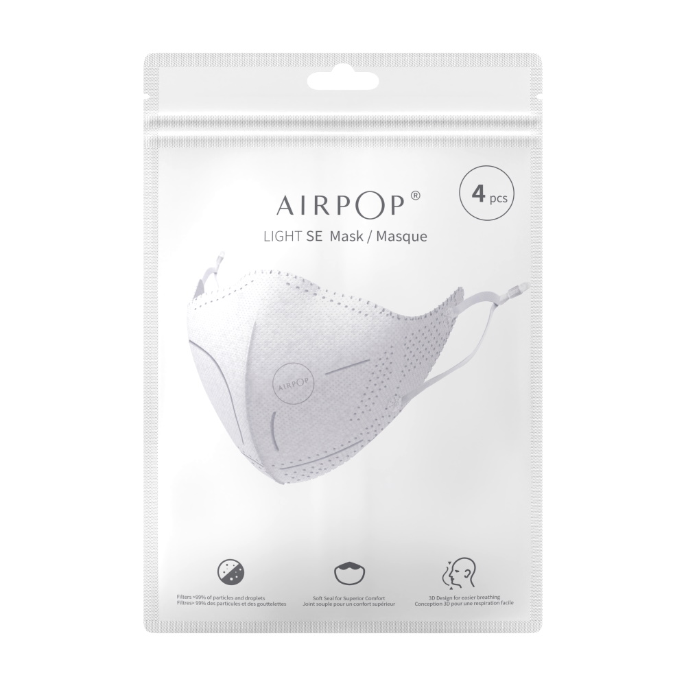 AirPOP maska Light SE 4szt biaa / 3