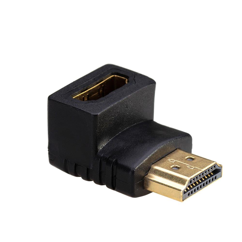 Akyga adapter AK-AD-01 90�  HDMI (m) / HDMI (f) k�towy