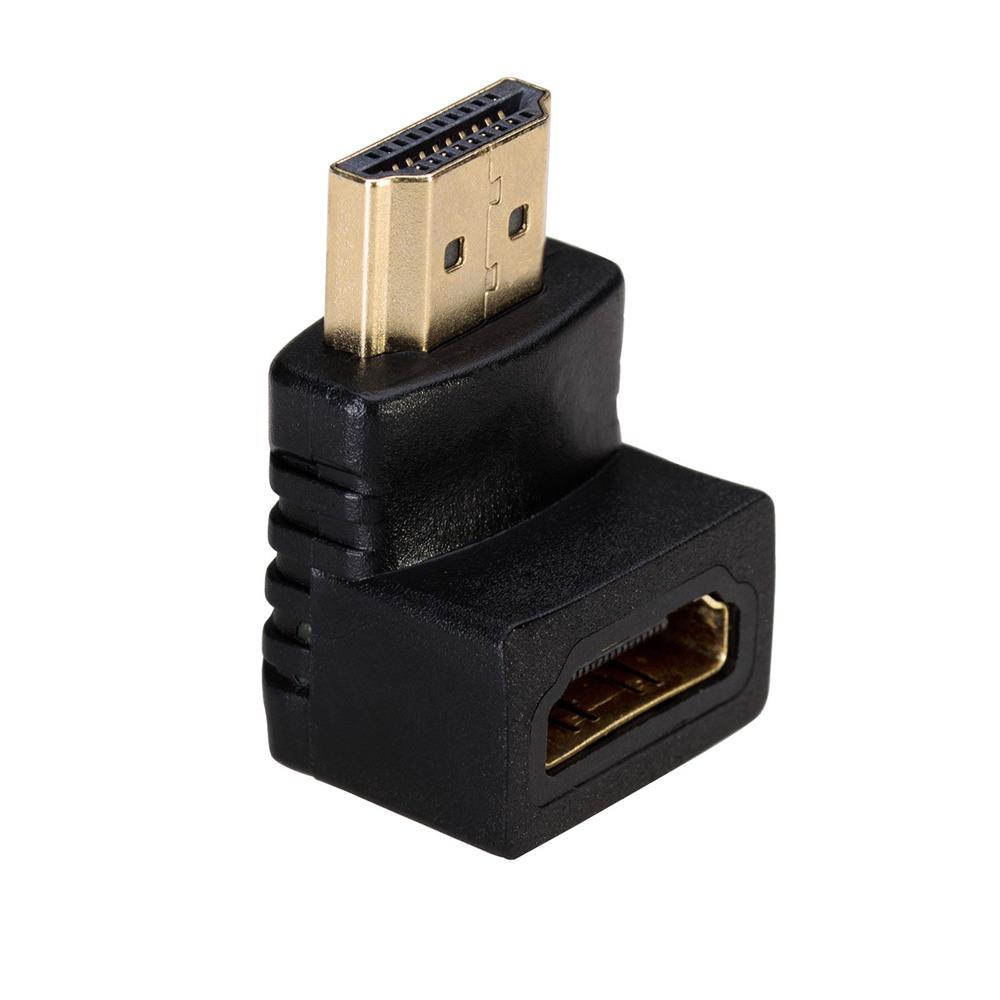 Akyga adapter AK-AD-01 90�  HDMI (m) / HDMI (f) k�towy / 2