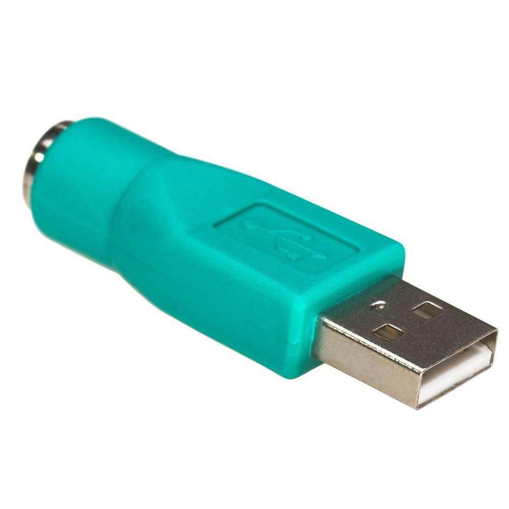 Akyga adapter AK-AD-14 USB A (f) / PS/2 (m) / 2