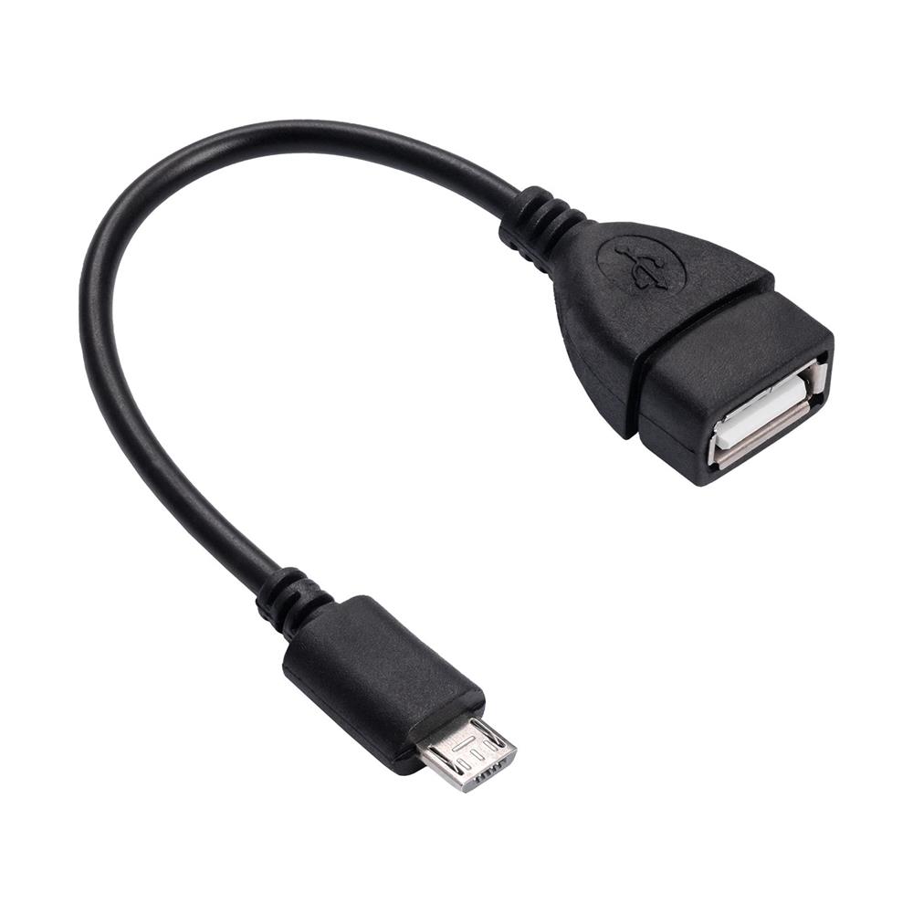 Akyga adapter z kablem AK-AD-09 micro USB B (m) / USB A (f) OTG 15cm