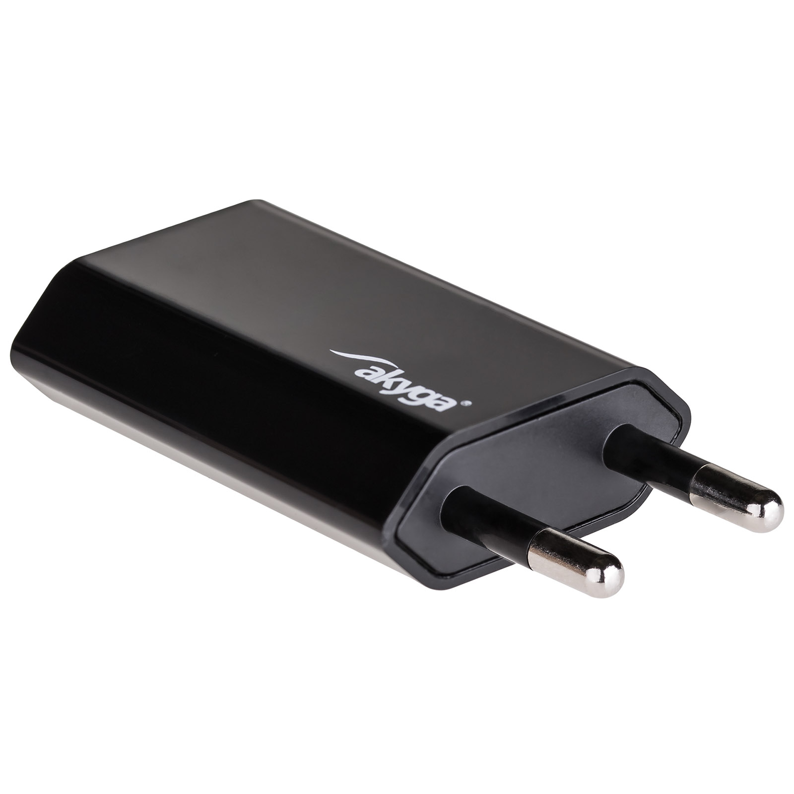 Akyga �adowarka sieciowa AK-CH-03BK 5W USB-A 5V / 1A czarna / 2