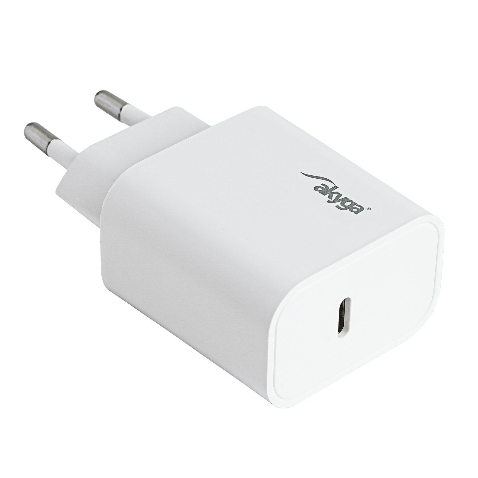Akyga �adowarka sieciowa AK-CH-18 20W USB-C PD 5-12V / 1.67-3A bia�a