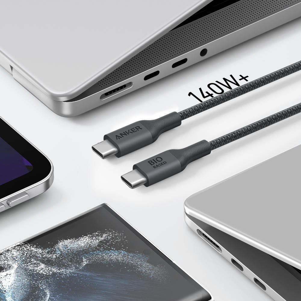 Anker kabel Anker 544 Bio-Nylon USB-C do USB-C 1.8m czarny / 3