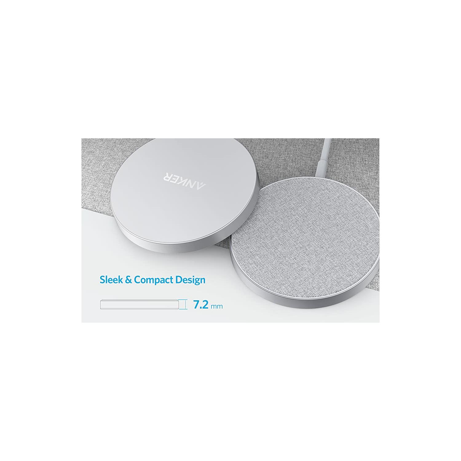 Anker Magnetyczna �adowarka indukcyjna PowerWave Select+ 18W Srebrna / 2